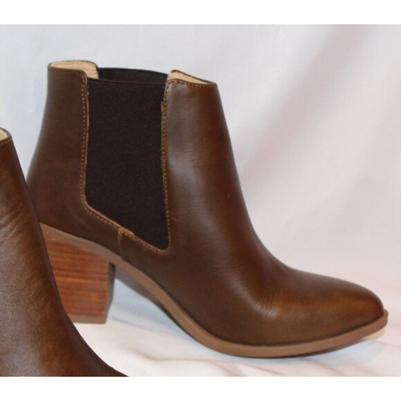 Nisolo Women's Ana Go To Heeled Chelsea Boot Chocolate Brown Size NEW $250 - Picture 5 of 7
